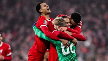Liverpool Win Carabao Cup 2023-24; Virgil Van Dijk's Solitary Goal Helps The Reds Clinch 1-0 Victory Over Chelsea in Final